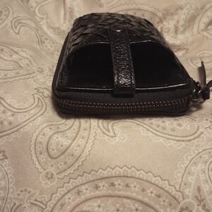 Elliott Lucca Black Woven Clutch